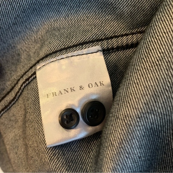 Frank & Oak Black Denim Button Down Shirt - Picture 9 of 10